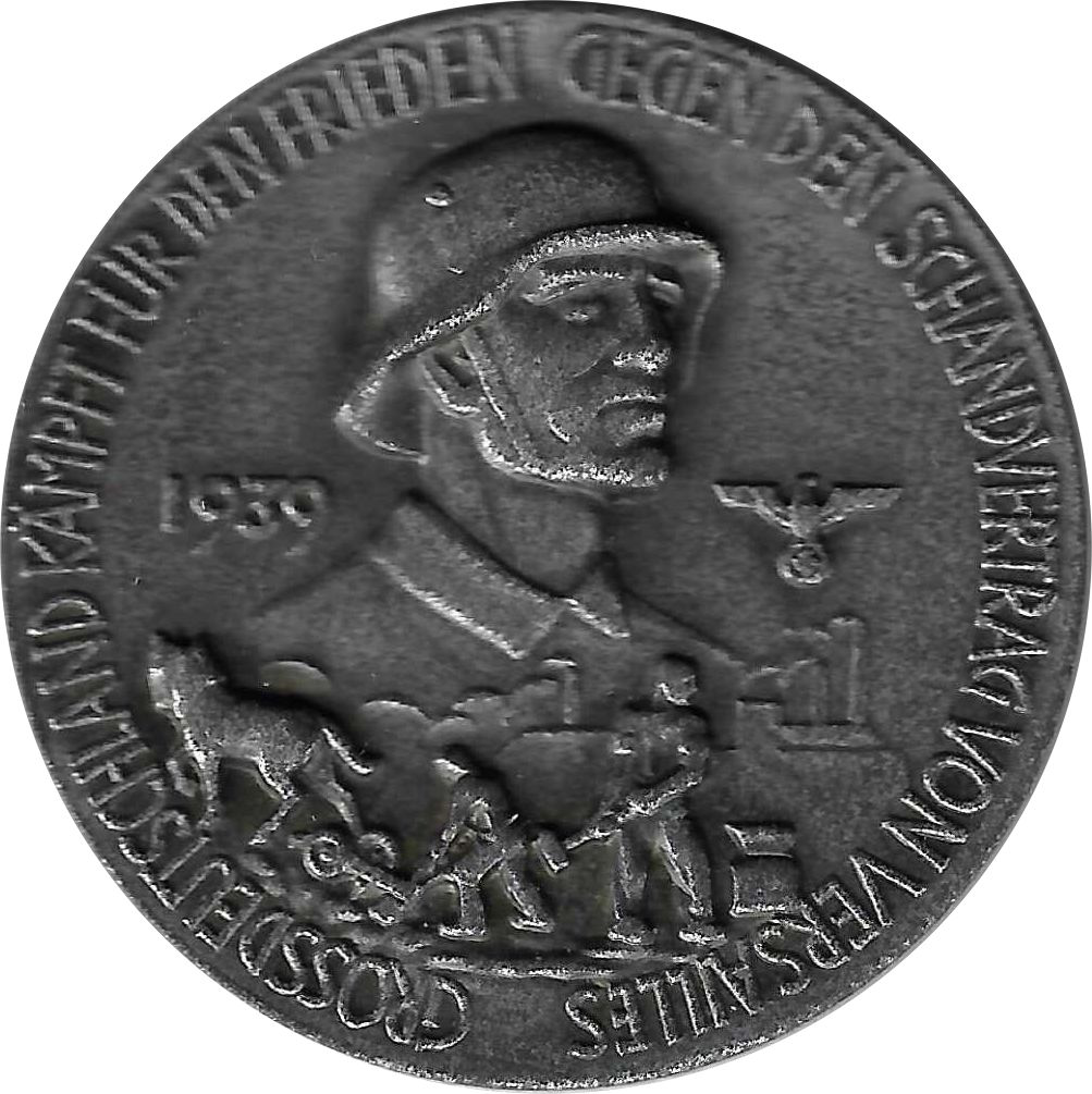 Jahresmedaille des Jahres 1940 der B. H. Mayer's Hof-Kunstprägeanstalt Pforzheim