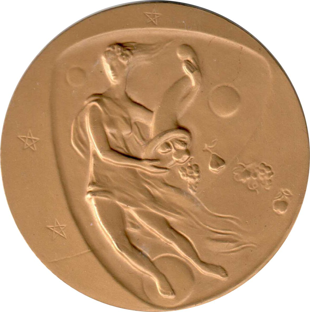 Jahresmedaille des Jahres 1959 der B. H. Mayer's Hof-Kunstprägeanstalt Pforzheim