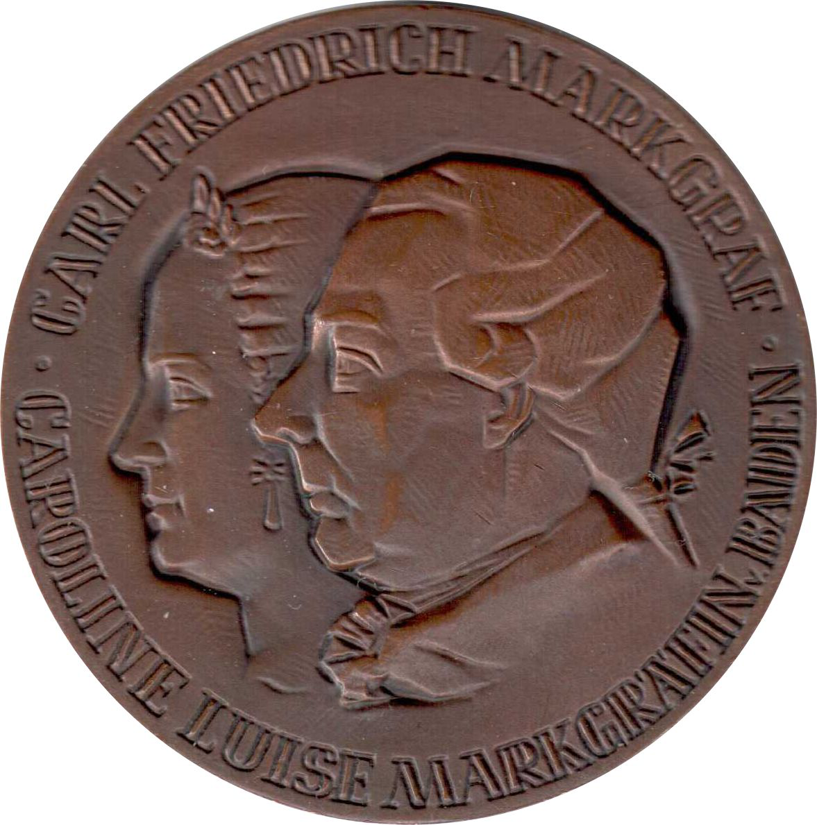 Jahresmedaille des Jahres 1967 der B. H. Mayer's Hof-Kunstprägeanstalt Pforzheim